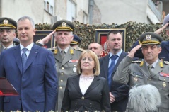 23 April 2012 Speaker of the National Assembly Prof. Dr Slavica Djukic Dejanovic attends the Army Day celebration